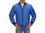 Giacca Sportiva Da Uomo Giacca Di Transizione Giacca Di Sudore Giacca Trapuntata Giacca Bomber Blu L