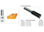 Condor Fresa Per Legno Diritta Fi=12 X 25Mm Gambo 8Mm Senza Cuscinetto