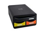 Cassettiera Exacompta SMALL-BOX Iderama 311798D 3 Cassetti Arcobaleno