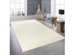 Tappeto Moderno A Pelo Corto Color Crema Dal Design Geometrico Con Struttura Lucida Per Il Soggiorno, La Camera Da Letto E Il Corridoio Dimensioni - 120 X 170 Cm