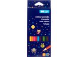 Matite Triangolari 12 Colori Pixi Planet Happy Color
