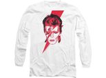David Bowie - Maglietta "Aladdin Sane"" Per Uomo/Donna Unisex TV9353 (M) (Bianco)"