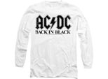 Ac/Dc - Maglietta "Back In Black"" Per Uomo/Donna Unisex TV9325 (M) (Bianco)"