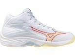 Mizuno Thunder Blade Z Mid - Bianco/Calipso Coral/Pale Banana, GrößE:4.5