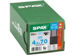 Vite Per Facciate Spax In Acciaio Inox A2 4,5 X 70 Mm 100 Pz. Nero