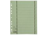 Elba 400004667 TrennbläTter Mit Perforation - A4 ÜBerbreite, GrüN, 100 StüCk