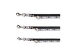 Corda Estensibile Silver Reflect 2,00 M/25 Mm Nero/Grigio Argento