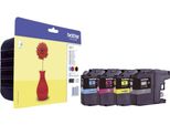 Brother LC121 Value Pack - Nero, Giallo, Ciano, Magenta - Originale - Blister Con Dispositivo Antifurto - Cartuccia D'inchiostro - F