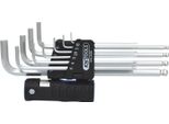 Ks Tools Set Di Chiavi A Bussola Esagonali 3 In 1 10 Pezzi Xl A Sfera - 920.2400