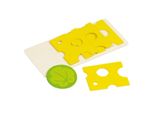 Goki 51811 Fette Di Formaggio 4 Fette, 1 Foglia Di Lattuga, 1 Pomodoro, Multicolore, 6 Pezzi (1 Set)