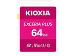 Kioxia Exceria Plus - Scheda Di Memoria Flash - 64 Gb - Classe Video V30 / UHS-I U3 / Classe10 - Sdxc UHS-I (LNPL1M064GG4)