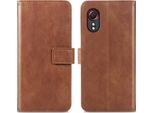 Custodia Per Cellulare Imoshion Per Samsung Galaxy Xcover 5 - Flip Cover Libreria Flip - Marrone