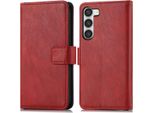 Imoshion Cover Per Cellulare Per Samsung Galaxy S23 - Flip Cover Libreria Flip - Rosso