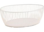 Aps 30428 Aps Brot- Und Obstkorb Svart, Oval, 240 X 190 Mm, Weiß