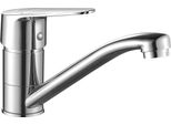 Miscelatore Per Lavabo A Colonna Con Bocca Girevole Sagra Cromo
