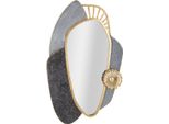 Mauro Ferretti Specchio Da Parete Art 55,9X5,7X90,8 Cm Grigio Oro