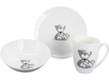 Set Da Pranzo Per Bambini Teddy (Piatto, Ciotola, Tazza)