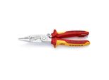 Knipex 13 96 200 T BK Elektro-Installationszange Verchromt VDE 200 Mm)