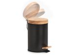 Kosmetikeimer BAMBUS schwarz