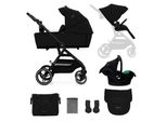 Kinderwagen 3in1 YOXI schwarz