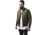 Urban Classics - Giacca Bomber Basic Quilt Oliva - M