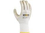 12 Paia Di Guanti In Maglia Di Nylon Rivestiti Di Nitril Taglia 7