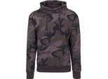 Urban Classics Uomo Cappuccio Camo A Collo Alto Camo Scuro - S