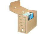 Keine Marke 4/1 Archivbox, Natur, 15 Cm 10 St.