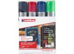 Edding 4090 Pennarelli A Gesso Assortiti (Set Di 4)