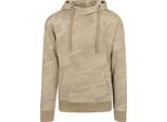 Urban Classics Uomo Cappuccio Camo A Collo Alto Sabbia Camo - S