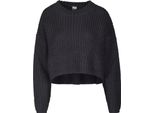 Urban Classics Damen Pullover Donna Maglione Largo Oversize Nero-Xl