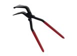 Pinza Per Crimpare R8, Piegata A 45°, 280 Mm - Con Raggio Di Saldatura 8 Mm, Rivestita In Ktl, Plastificata Rossa, Per Lamiere Di Zinco, Alluminio E Rame - Utensile Da Lattoniere 282159