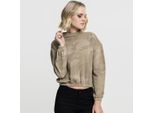 Urban Classics Donna Camo Turtleneck Crew Sabbia Camo - M