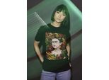 Merchcode Female Shirt Donna Frida Kahlo Portrait Tee Nero-S