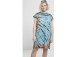 Urban Classics - Vestito Donna Tie Dye Nero - S