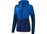 Erima Training Squad Kapuzensweat Hoodie Damen Blau Navy Gr 40