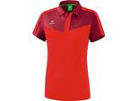Erima Training Squad Polo-Shirt Trainingsshirt Damen Bordeaux Rot Gr 38