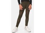 Urban Classics Girls Tech Mesh Leggings Darkolive - 122/128