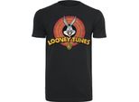 Merchcode Maglietta Looney Tunes Bugs Bunny Logo Tee Nero-Xxl
