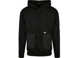Urban Classics Commuter Hoody Nero Da Uomo - S