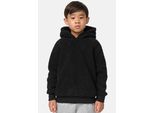 Urban Classics Ragazzi Sherpa Hoody Nero - 110/116