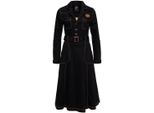 Queen Kerosin Abito Da Lavoro Swing Denim Donna (Nero, Xs)