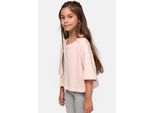 Urban Classics Girls Short Kimono Tee Rosa - 146/152