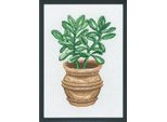 Set Per Punto Croce Permin "Albero Del Paradiso"", Schema Per Il Conteggio, 20X29Cm, 92-7446"