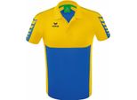 Erima Football Six Wings Polo Uomo Blu Giallo Taglia Xl