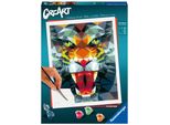 Ravensburger 236268 Creart Poligono Della Tigre