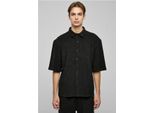 Urban Classics - Camicia In Spugna Nera - S