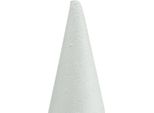 Cono Di Polistirolo Bianco 20Cm X 9Cm Set Di 5 - Materiale Versatile Per L'artigianato