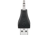 Goobay 93981 Adattatore Usb 2.0 Hi-Speed - Spina Usb 2.0 (Tipo A) > Spina Jack 3,5 Mm (3 Pin, Stereo)