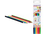 6 Pennelli A Colori Set Di Matite Colorate Pastelli A Penna Set Di Pittura Scatola Di Cartone Esagonale 56